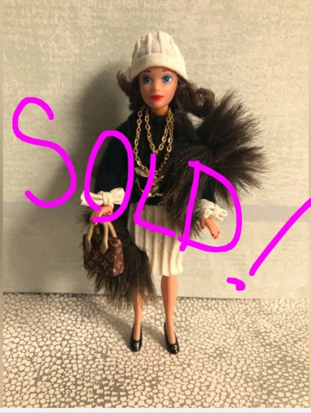 OOAK Revamped Vintage Miniature Barbie Doll